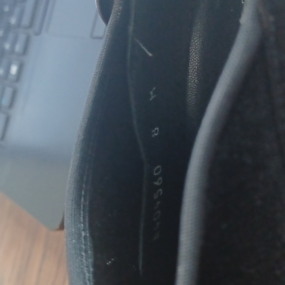 Stuart Weitzman black suede slip on bootie buckle 8 M - Picture 9 of 10